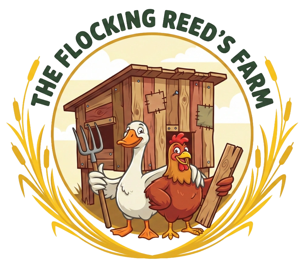 The Flocking Reed's Farm Logo